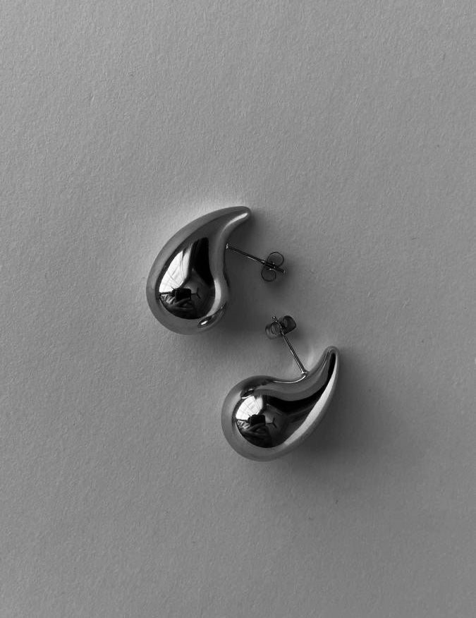 Teardrop Gold Earrings Women