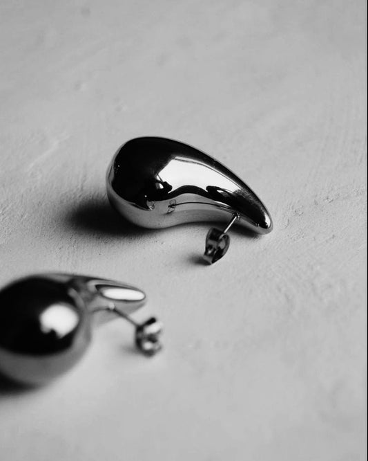 Teardrop Gold Earrings Women